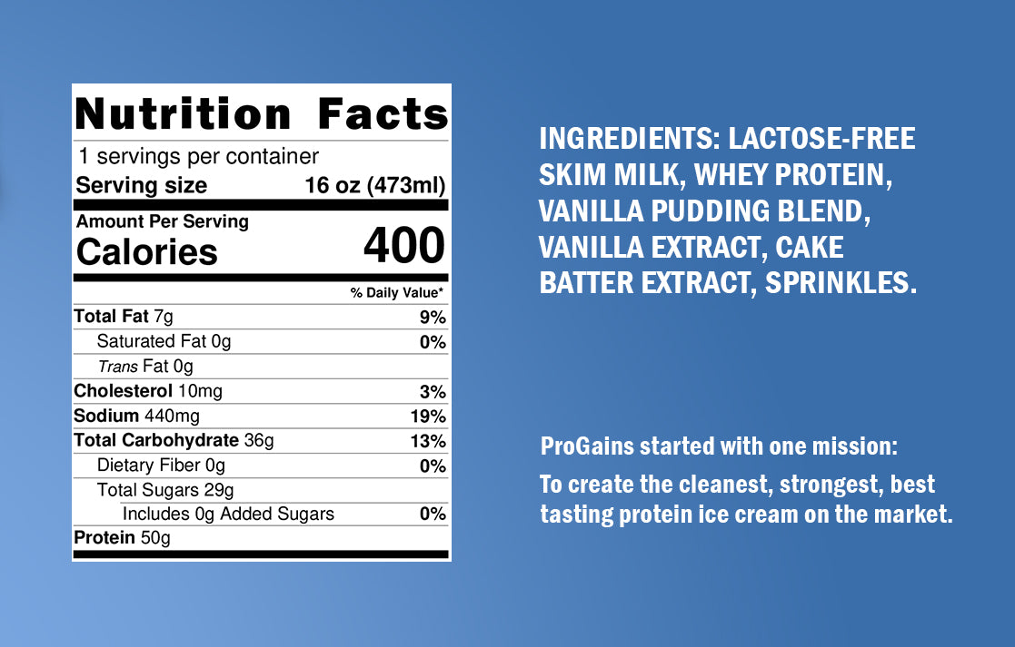 Birthday Cake - 50g Protein