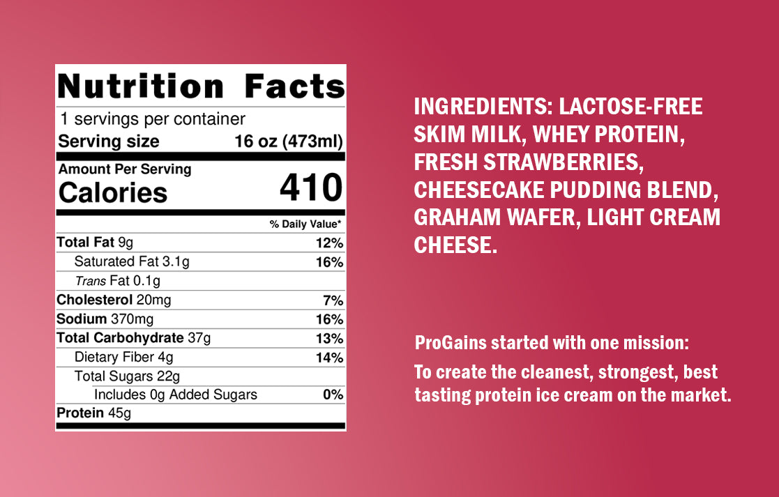 Strawberry Cheesecake - 45g Protein