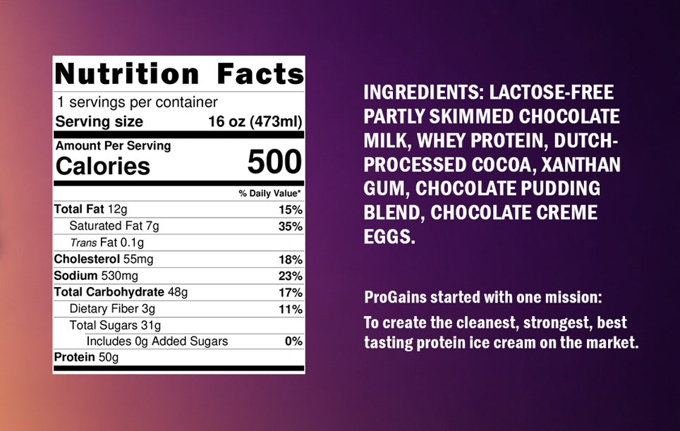 Chocolate Cream Egg - 50g Protein